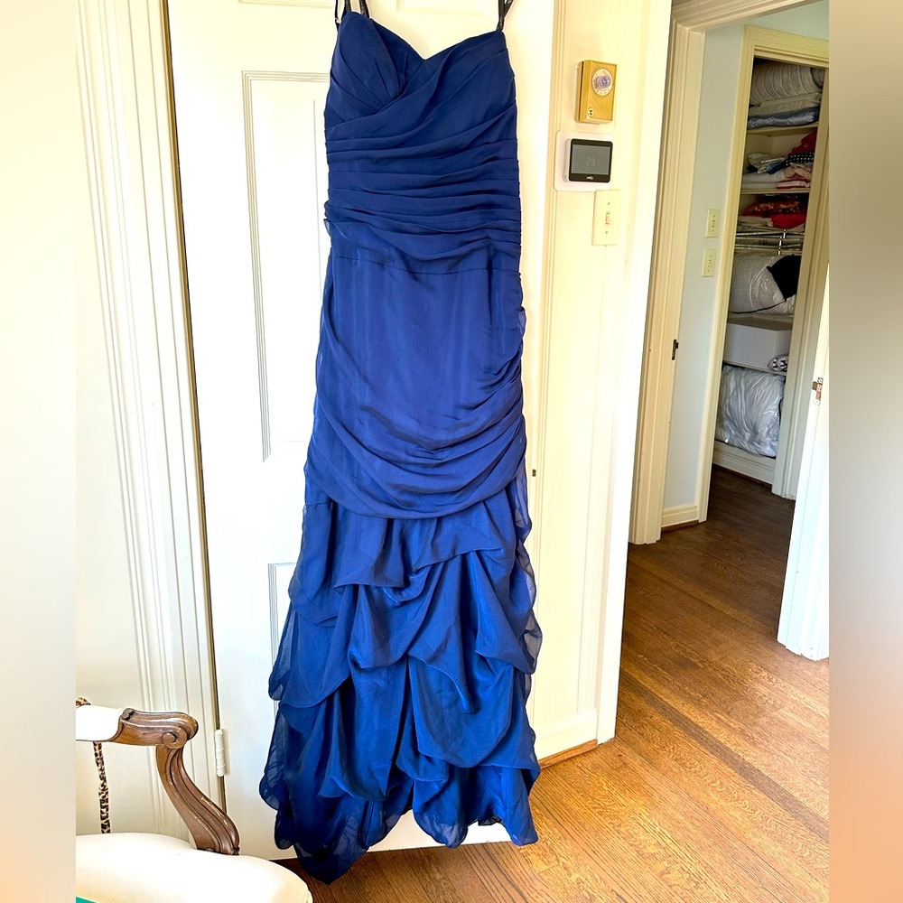 Navy blue formal dress